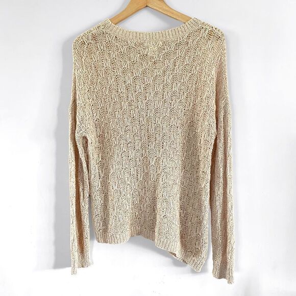 Sundance Open Knit Asymmetrical Knit Sweater - Picture 3 of 6